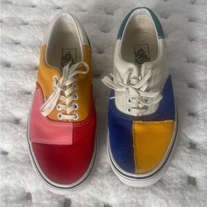 Vans Colorful Patchwork Lace-Up Sneakers